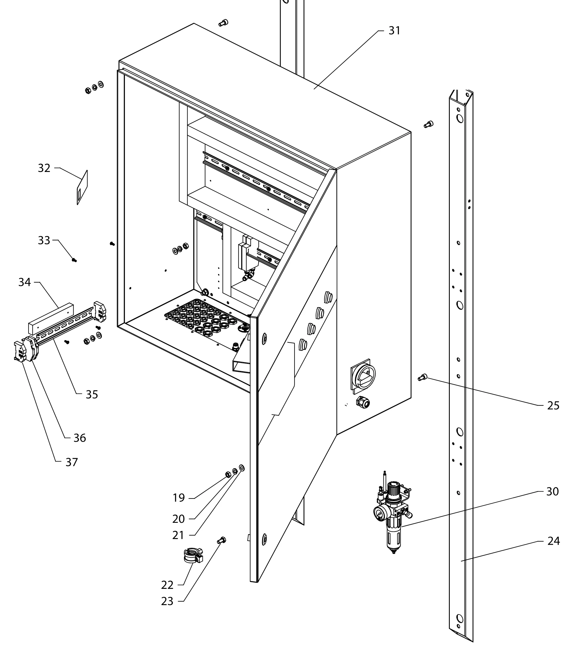 Wagner SC 2K Comfort Base Module (Ex) – Control Cabinet parts diagram diagram