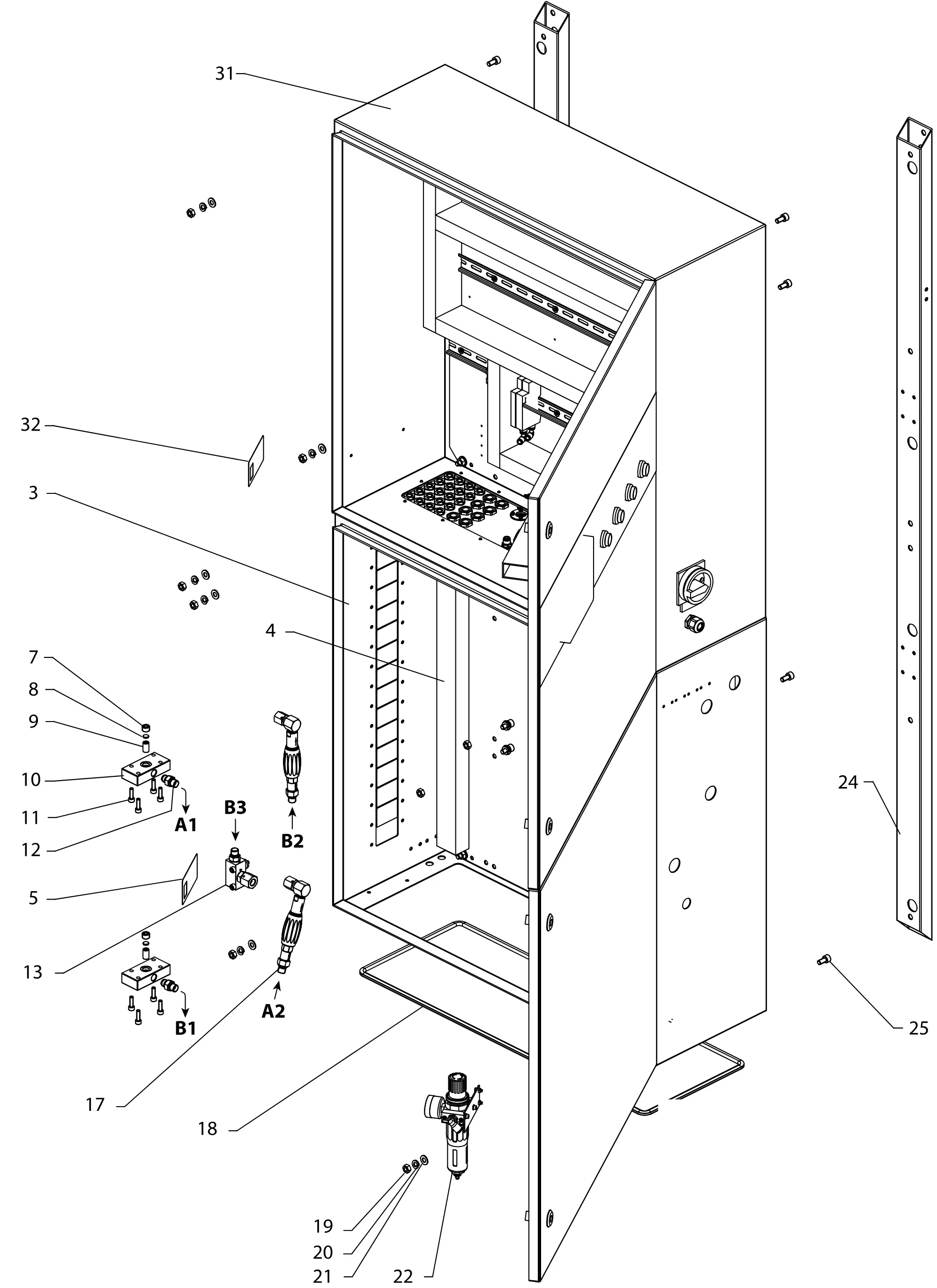 Wagner SC 2K Comfort Base Module (Non-Ex) parts diagram diagram