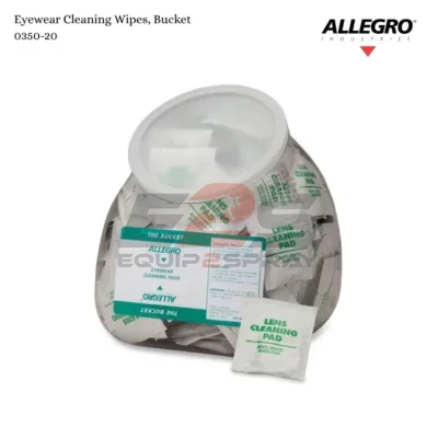 Allegro Eyewear Cleaning Wipes - Bucket, Eyewear Cleaning Wipes (200/Container)