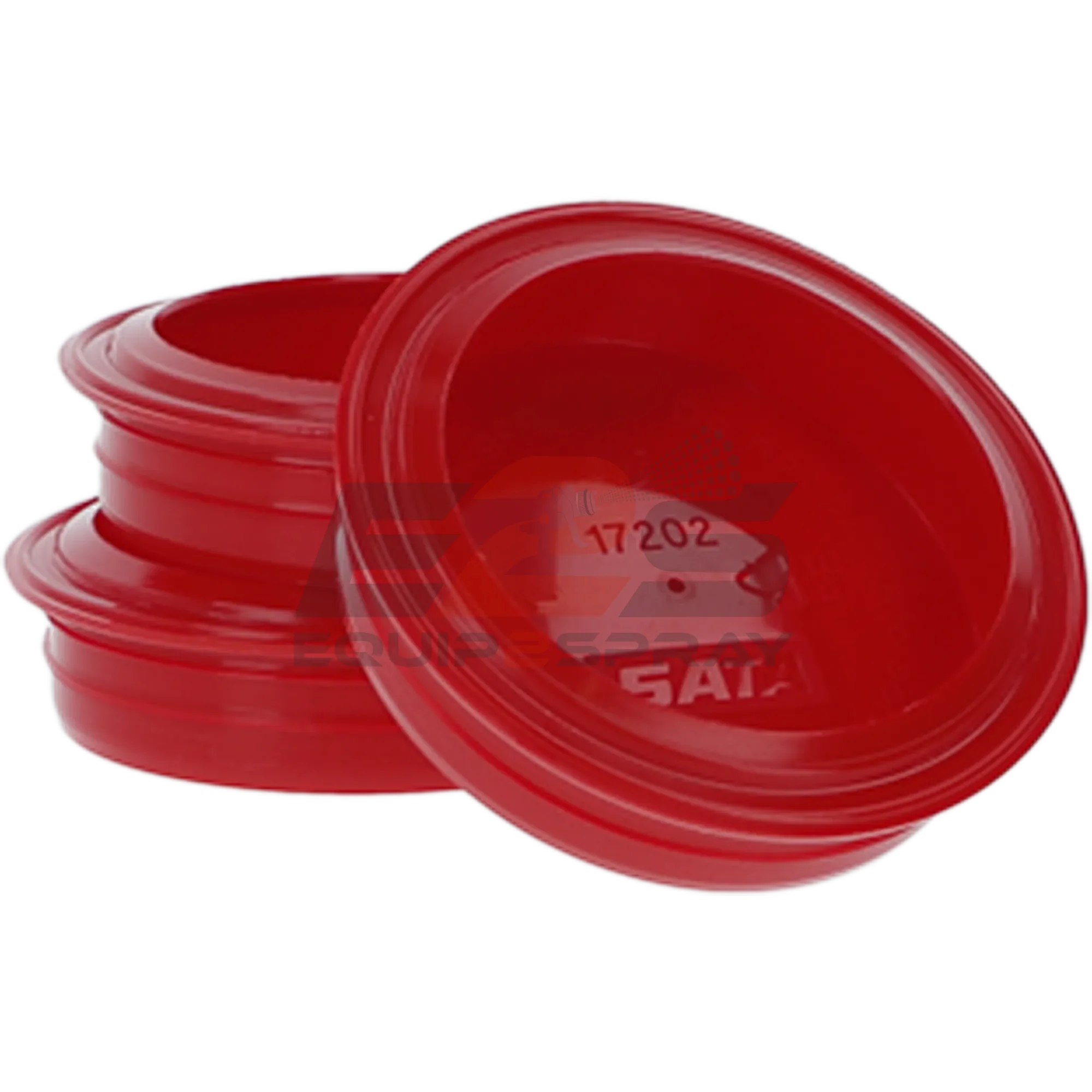 SATA Plastic Lid (3 pcs), 0.15 L Aluminium Cup – 64022