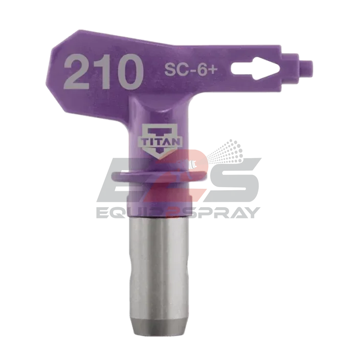 Titan SC-6+ Fine Finish Airless Spray Tip 671 - 210A: Orifice Size: 0.010