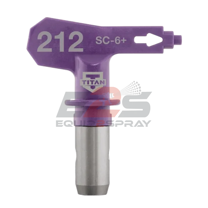 Titan SC-6+ Fine Finish Airless Spray Tip 671 - 212A: Orifice Size: 0.012