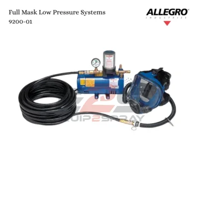 Allegro Full Mask Low Pressure Systems - One-Worker Full Mask System, 50' Airline Hose