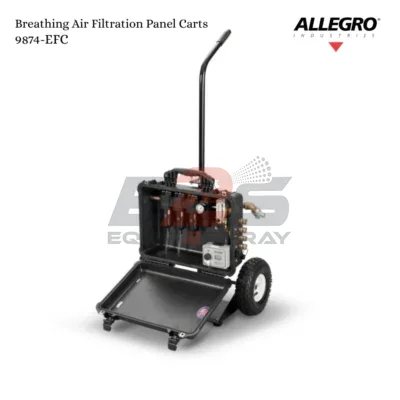 Allegro Breathing Air Filtration Panel Carts - Air Filtration Cart, 4-Worker