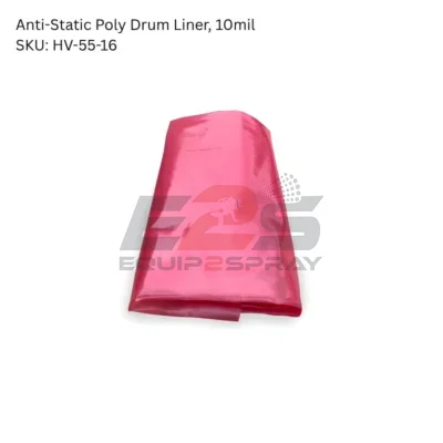 HafcoVac Anti-Static Poly Drum Liner, 10mil - 55 Gallon Drum Liner, Anti-Static, 10 Mil.
