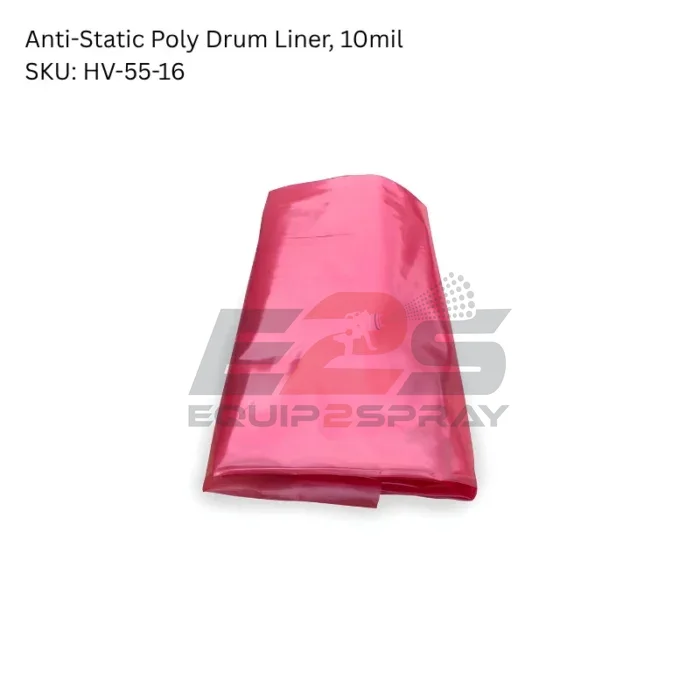 HafcoVac Anti-Static Poly Drum Liner, 10mil - 55 Gallon Drum Liner, Anti-Static, 10 Mil.