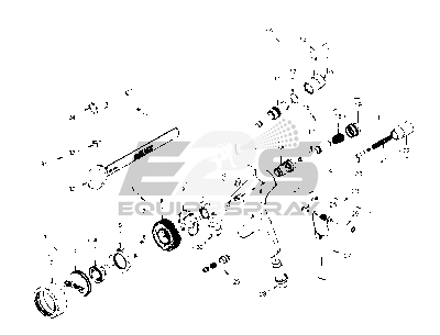 DeVilbiss Binks DVX pressure spray gun exploded parts view